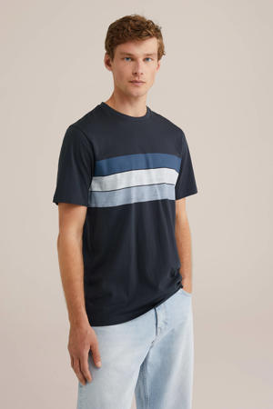 T-shirt donkerblauw