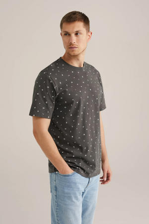 T-shirt grijsbruin