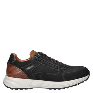 Discover  leren sneakers zwart