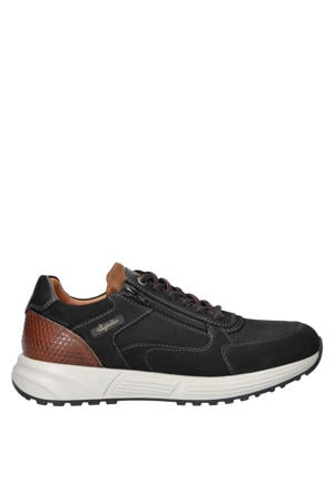 Discover leren sneakers zwart