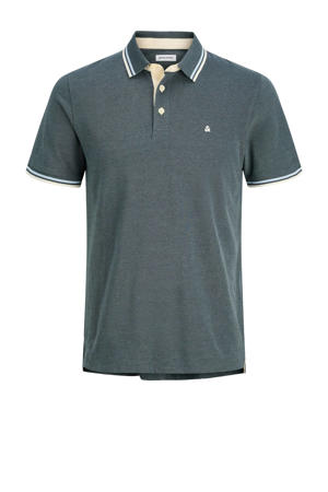 regular polo grijsblauw