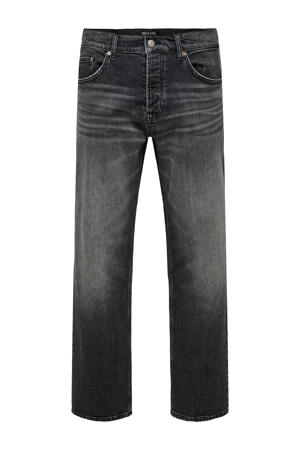 ONSEDGE straight leg jeans washed black
