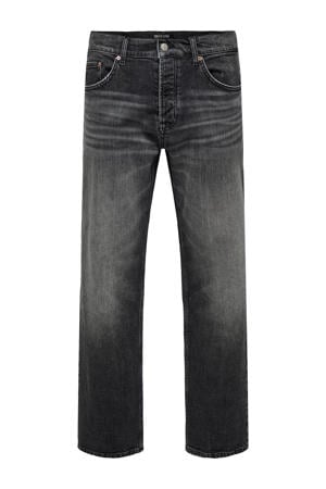 ONSEDGE straight leg jeans washed black
