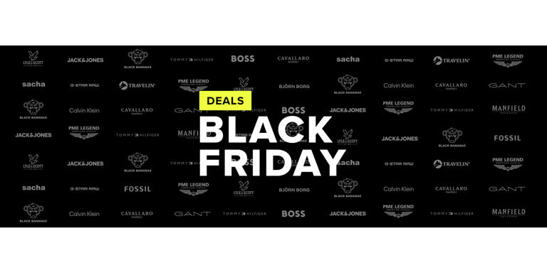 Black friday kleding discount deals