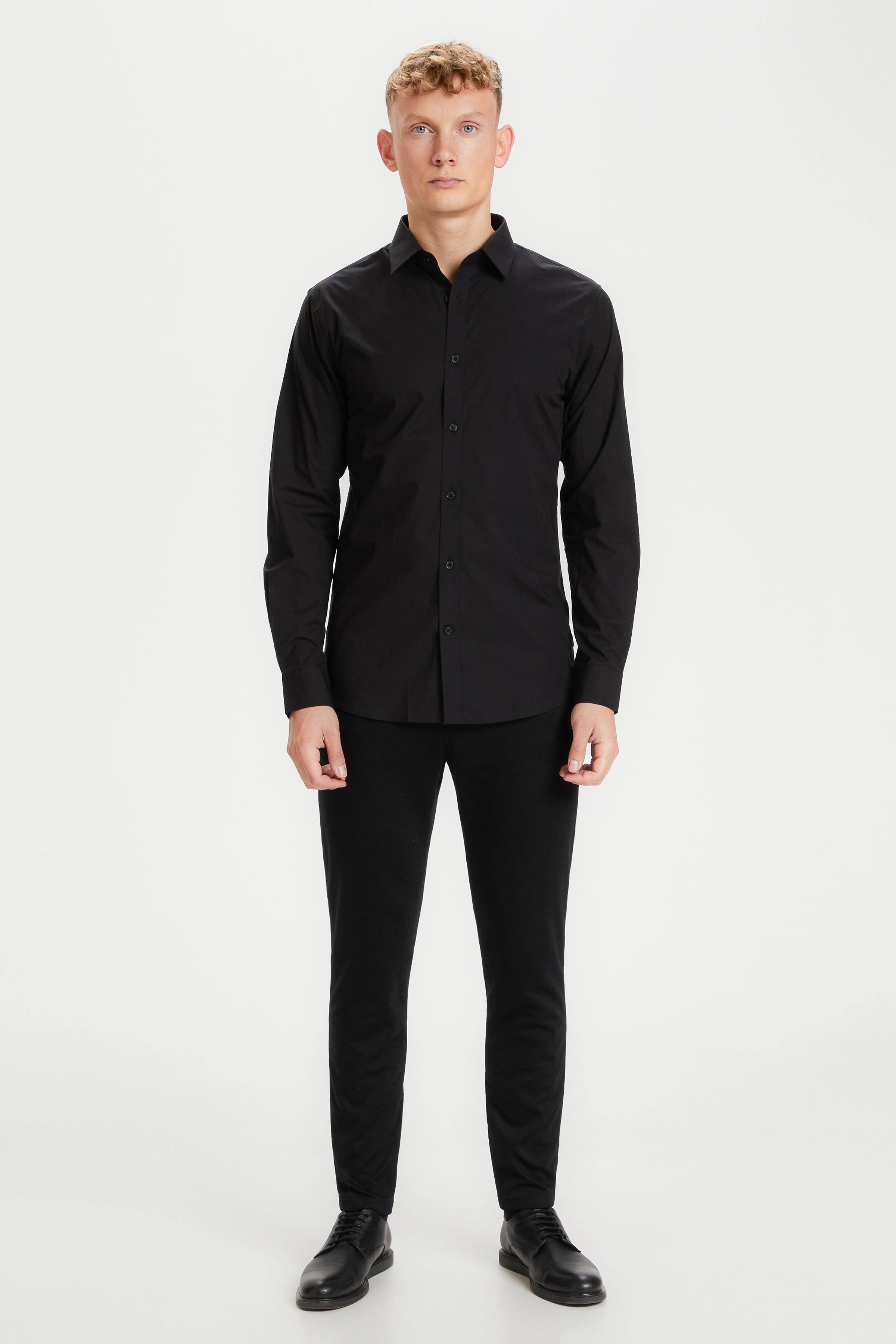 Overhemd zwart heren slim fit new arrivals