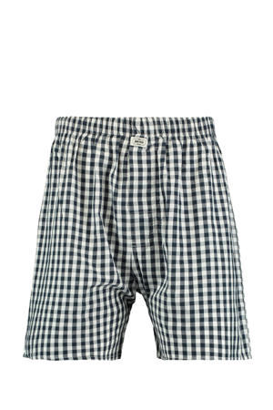 wijde boxershort Thomas zwart/wit