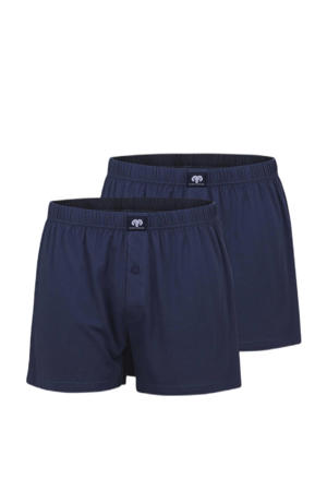 +size boxershort (set van 2) blauw