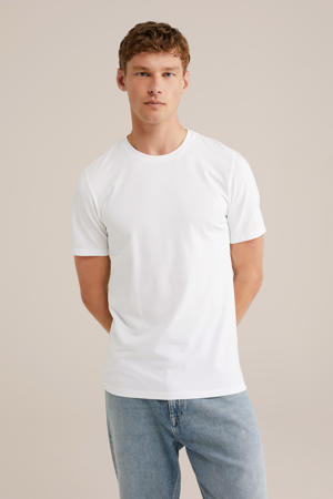 slim fit T-shirt wit