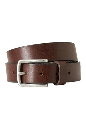 leren riem JACLEE donkerbruin