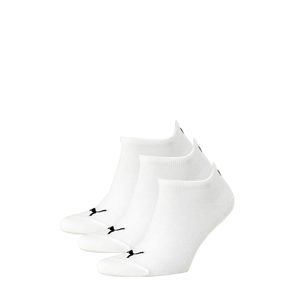 Puma sneakersokken - set van 3 wit