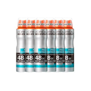 48H Fresh Extreme deodorant spray - 6 x 150 ml - voordeelverpakking